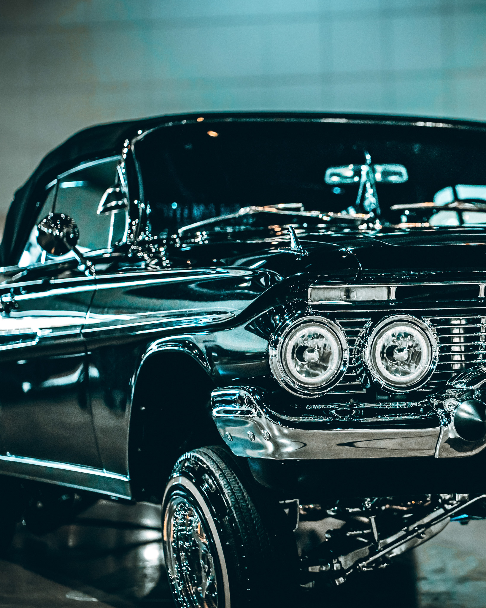Moody Black Classic Car