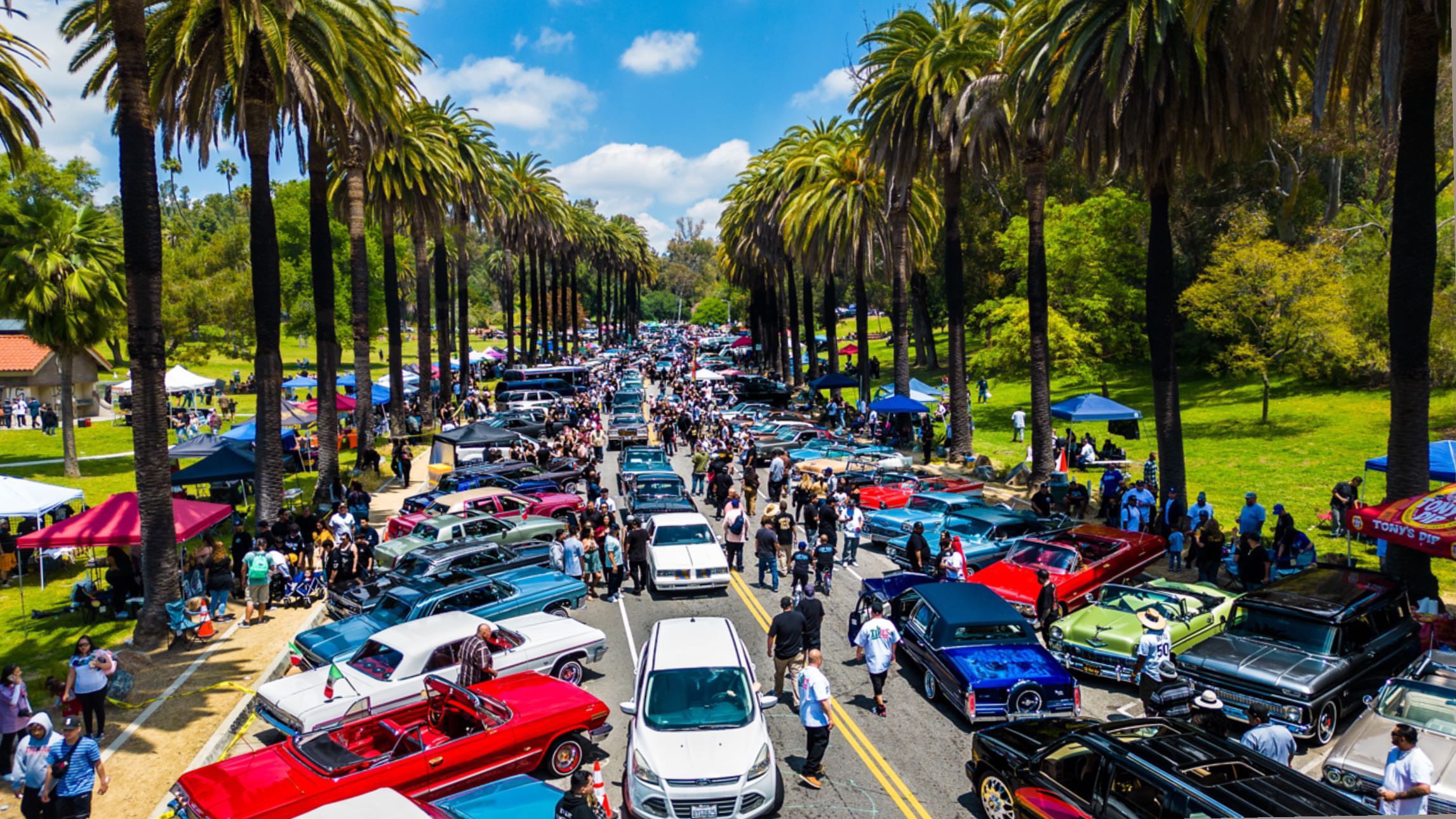 Aerial Car Show View