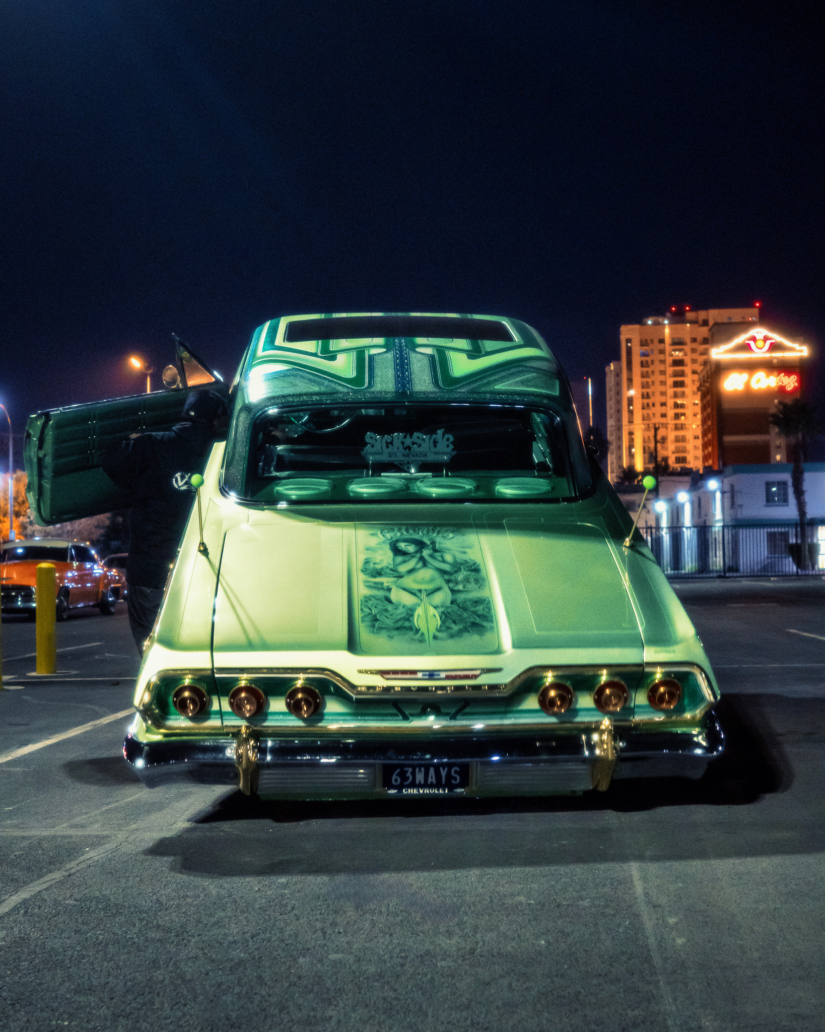 Green Impala Night Scene